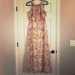NWT Jessica Simpson floral maxi dress